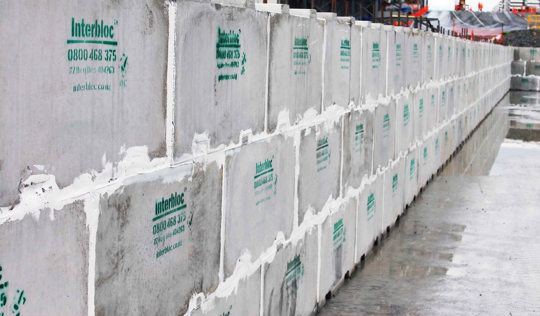 Waterproofing Options for Interbloc Structures.